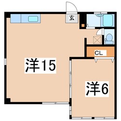 郡山駅 徒歩20分 1階の物件間取画像